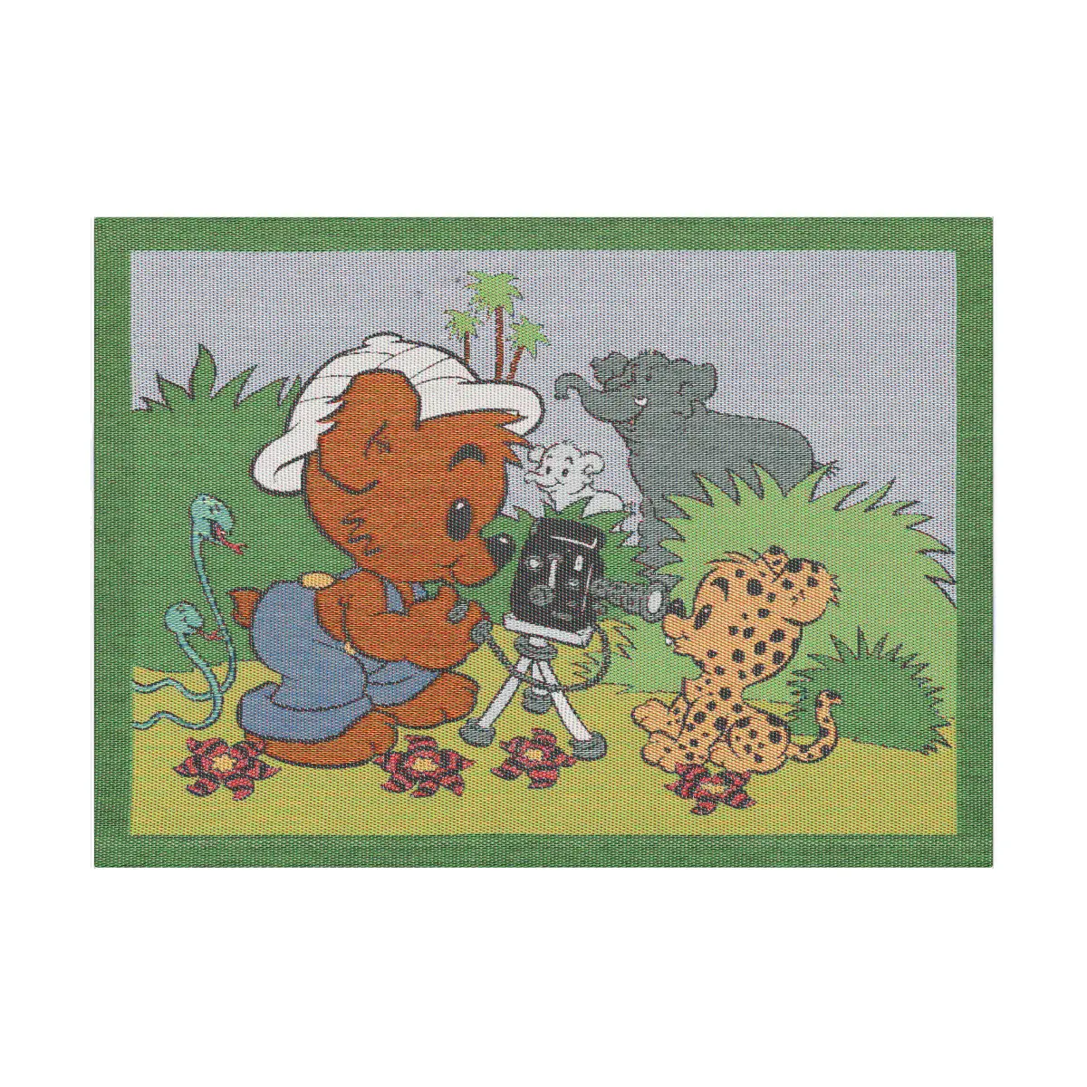 Safari bordbrikke 35x48 cm, Multi