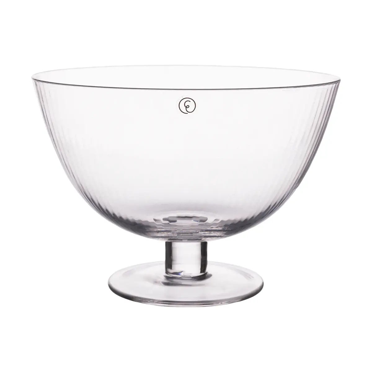 Ernst glasskål på fot, Ø16,5 cm