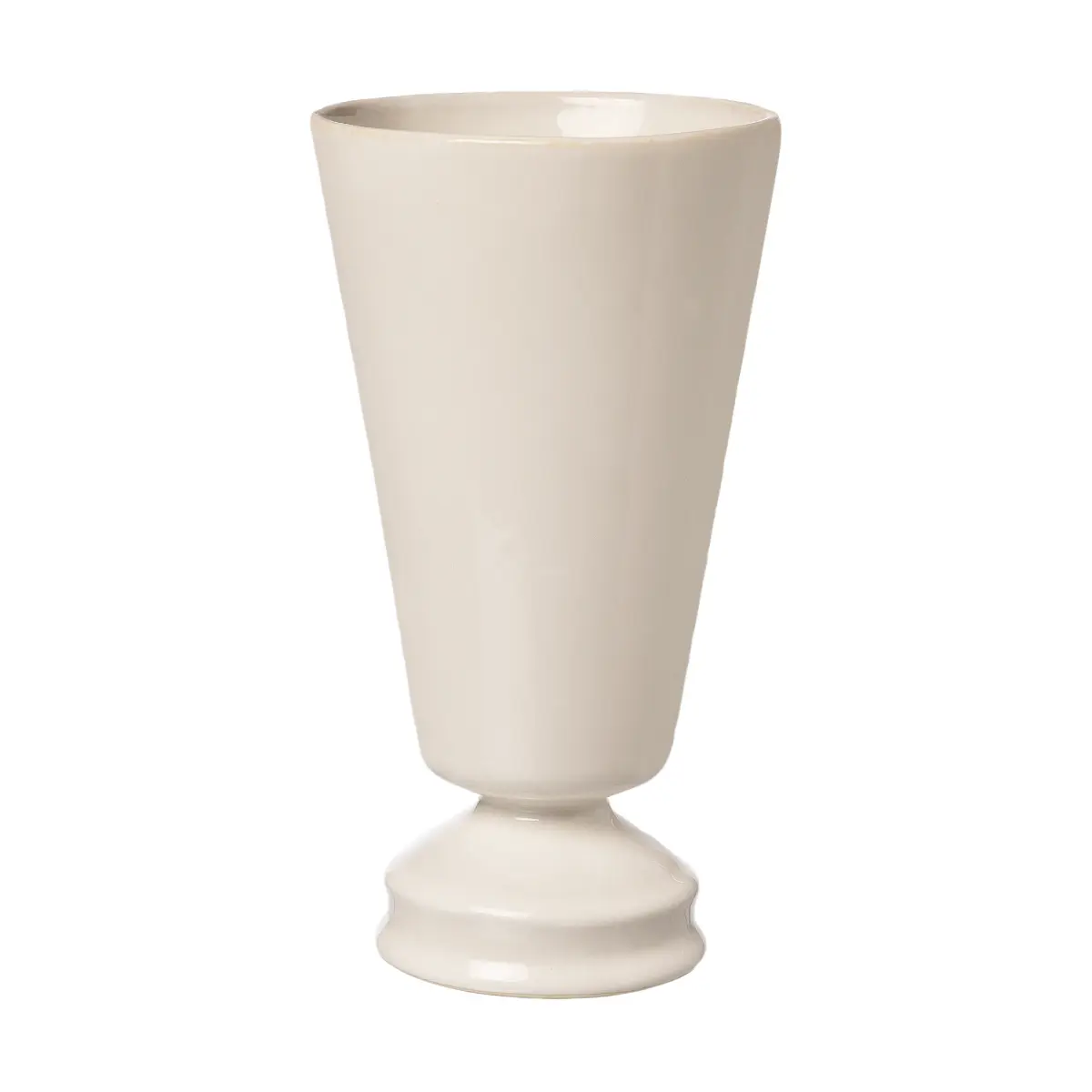 Ernst vase Ø14x25 cm, Naturhvit