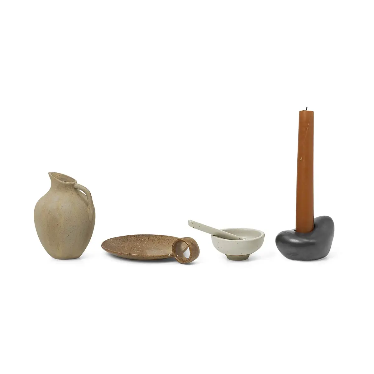 Ceramic adventsgaver 4 deler, Multi