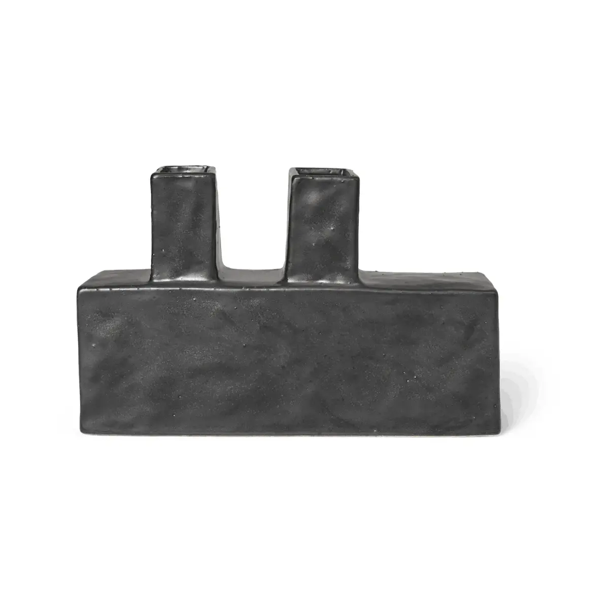 Koa vase H17, Black