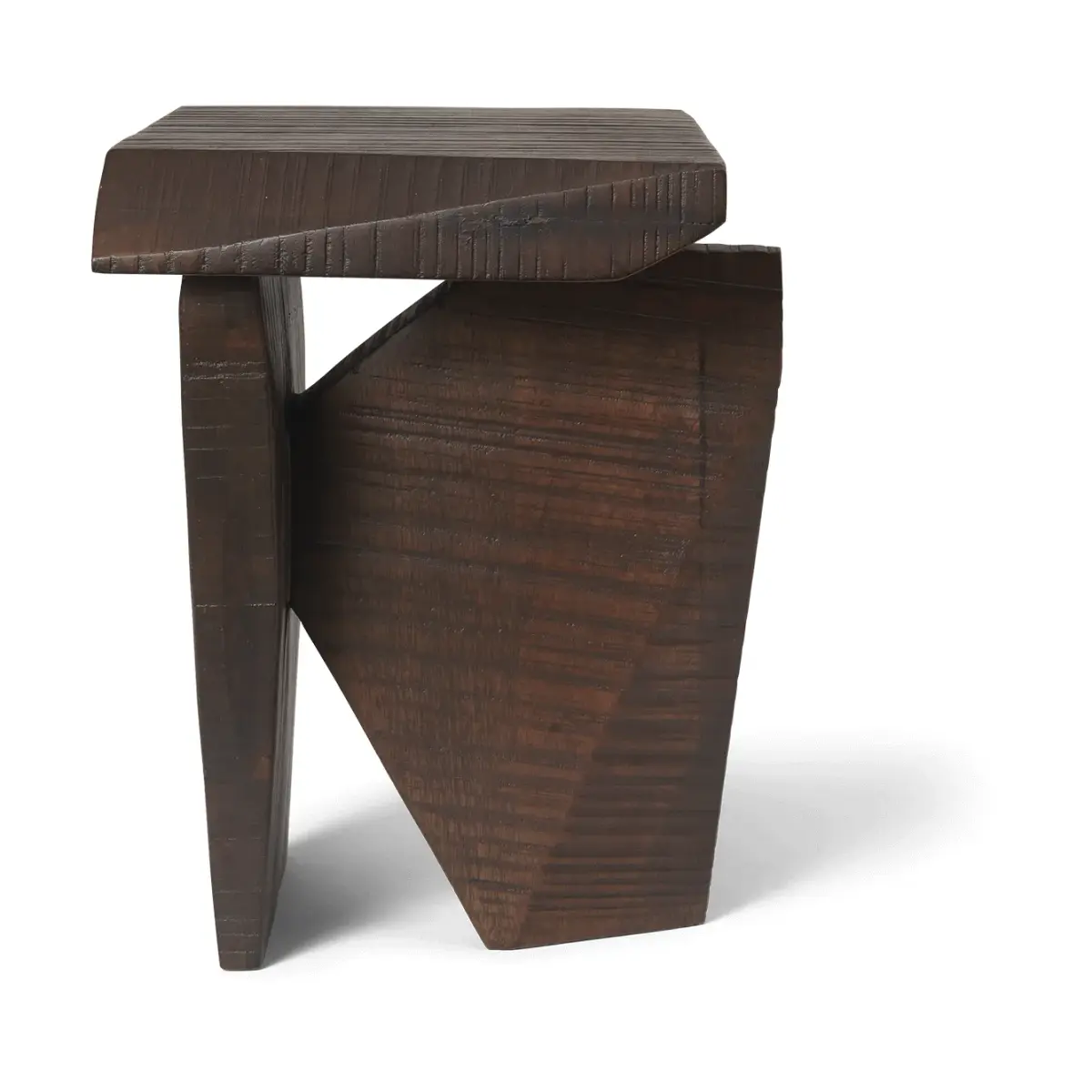 Silva Piece dekorasjon, Dark stained mango wood