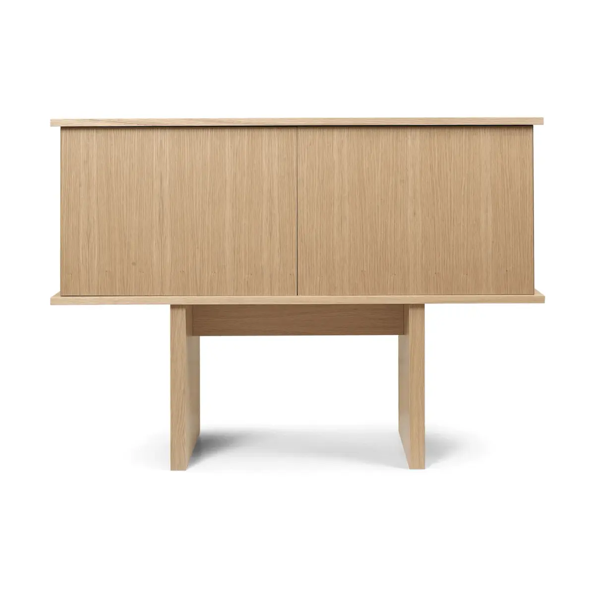 Stilt sideboard single 72,5x100 cm, Natural oak