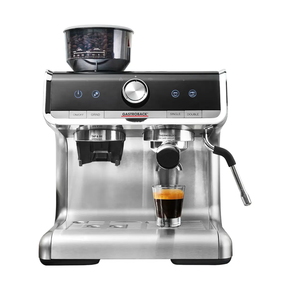 Gastroback Design 42616 Barista espressomaskin pro, Silver