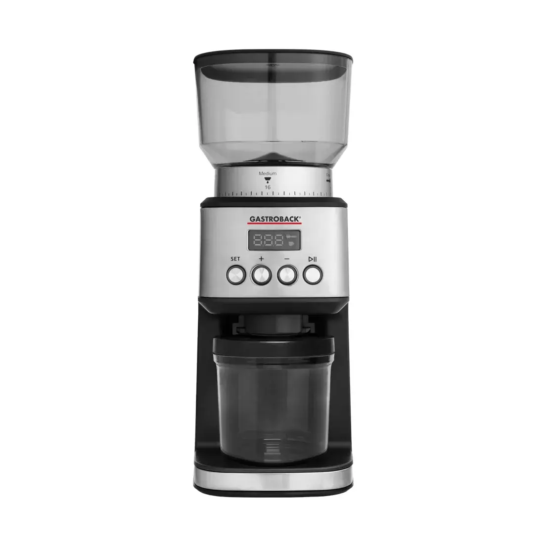 Gastroback Design 42643 elektrisk kaffekvern, Silver