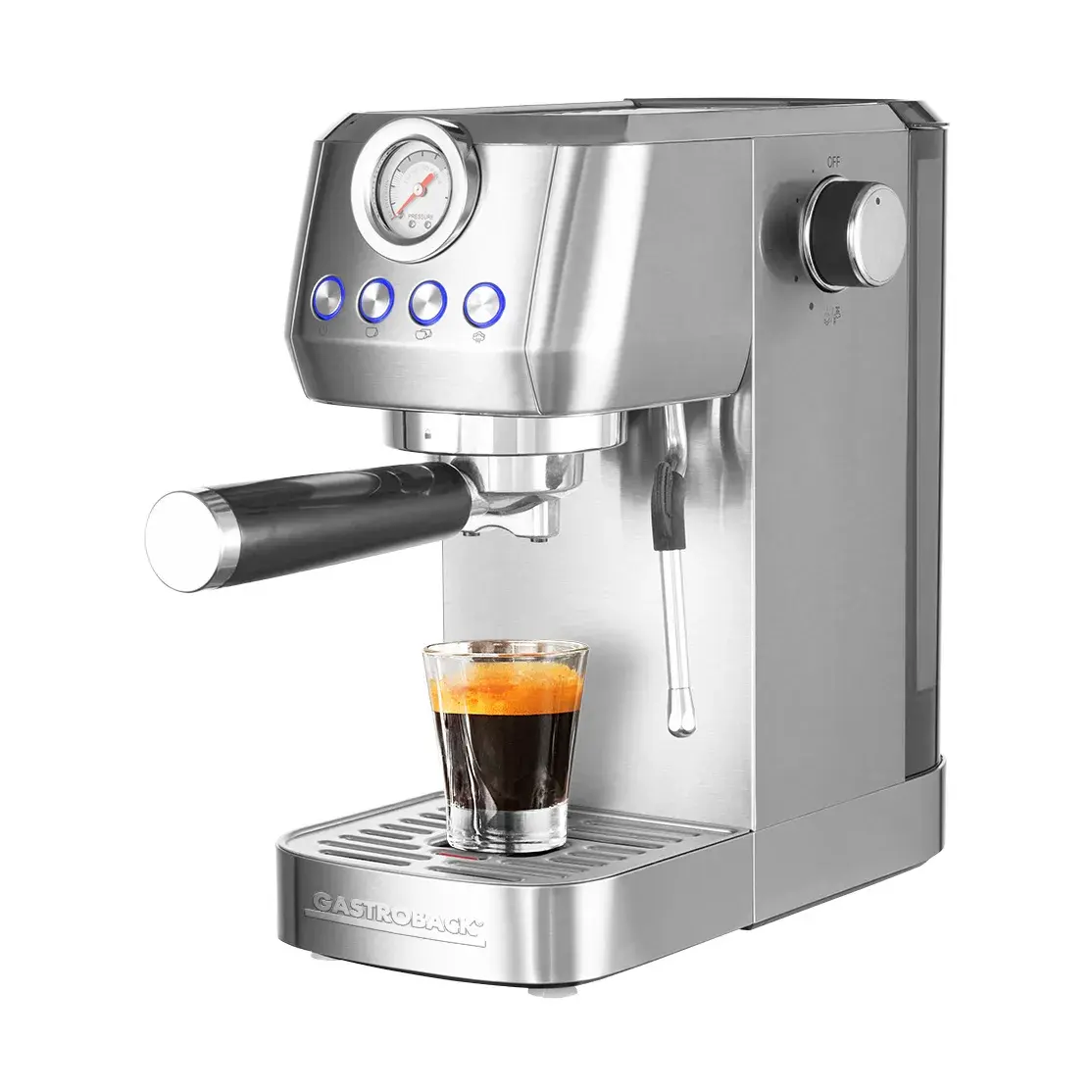 Gastroback Design 42721 Piccolo Pro espressomaskin, Silver