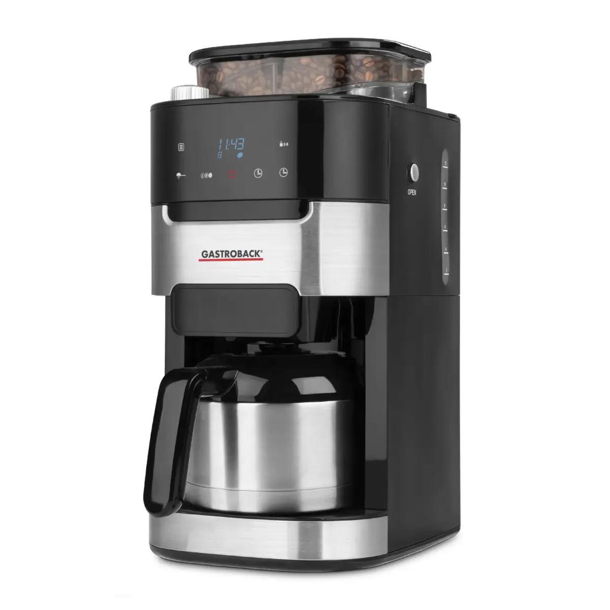 Gastroback Pro 42711s Thermo kaffetrakter, Silver