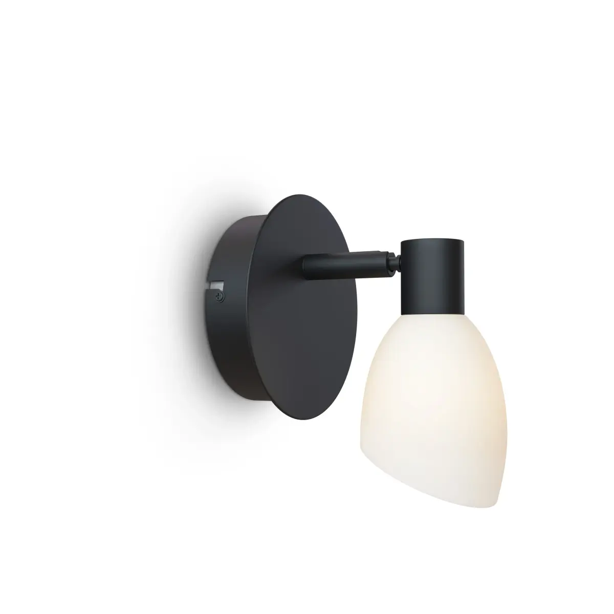 Cut vegglampe, Svart