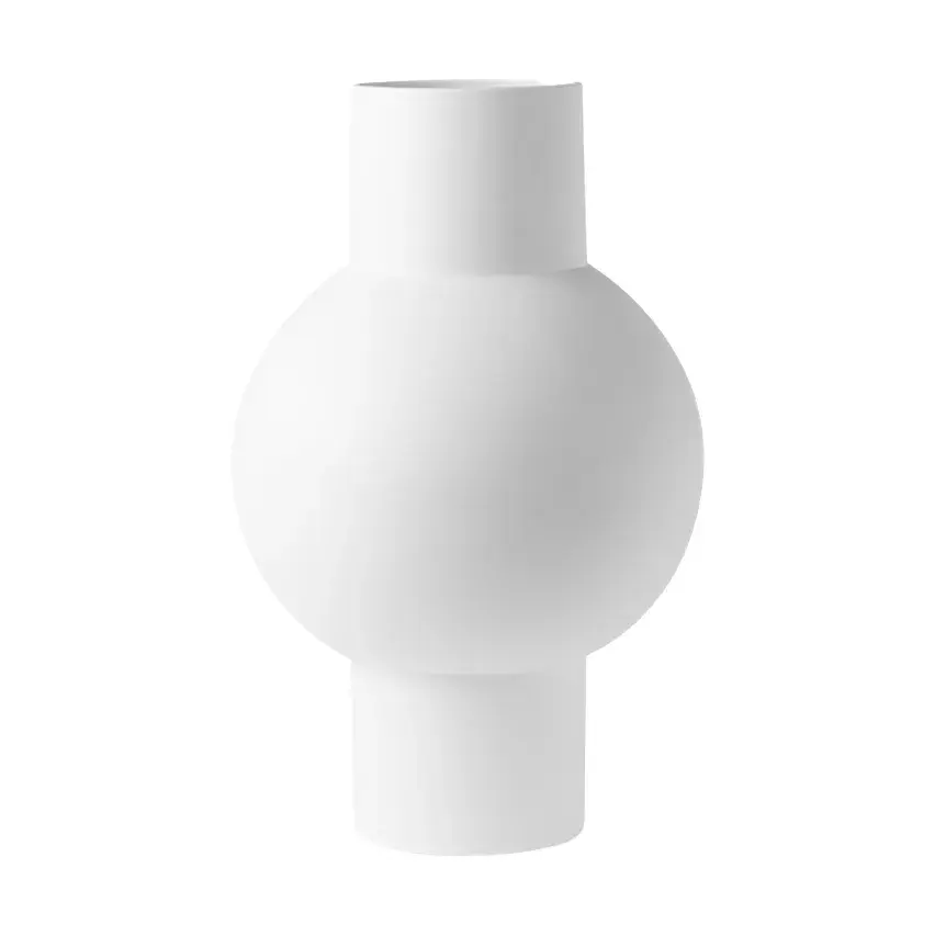 HKliving vase M, 21 cm, Matt White
