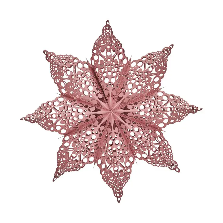 Clip julestjerne Ø60 cm, Dusty rose