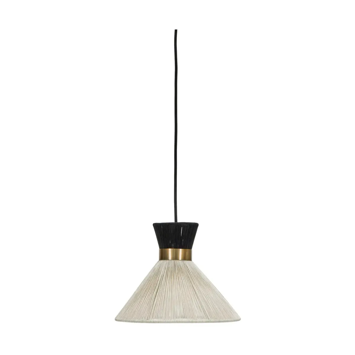 Cord pendel Ø25 cm, Svart
