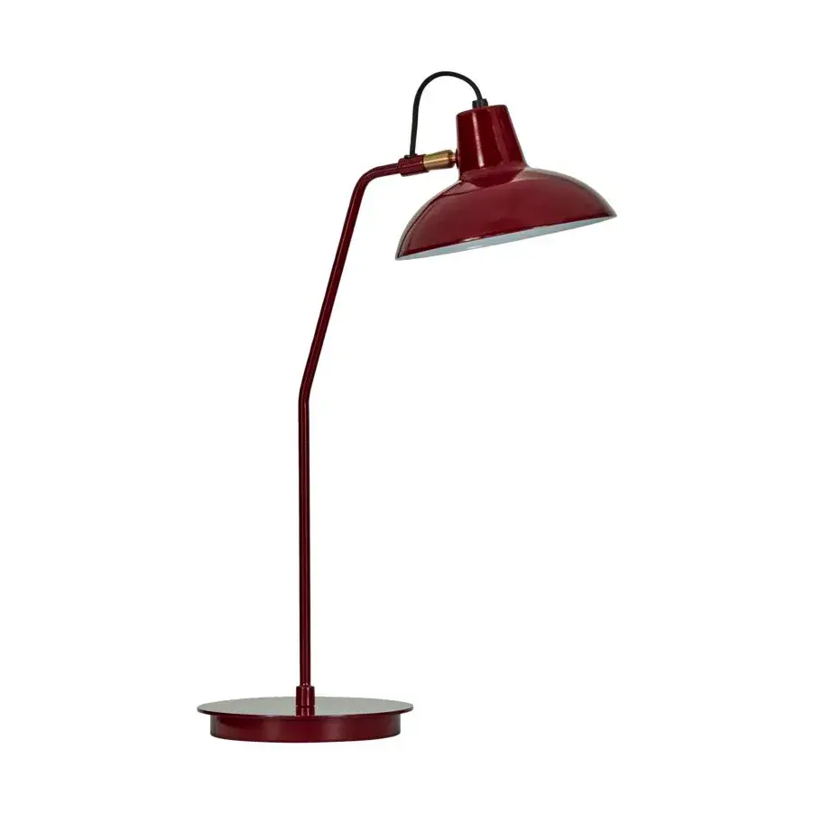 Desk bordlampe høy, Rød