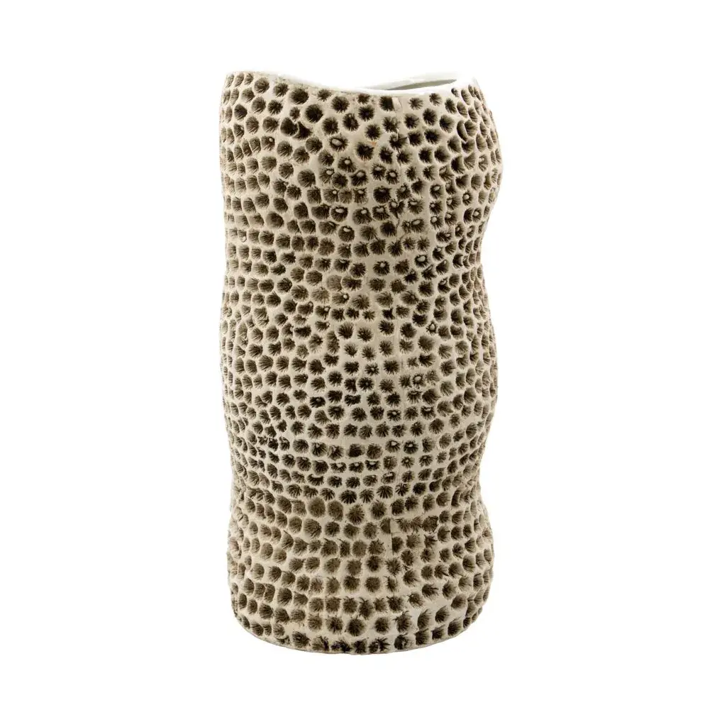 Pan vase 29 cm, Beige
