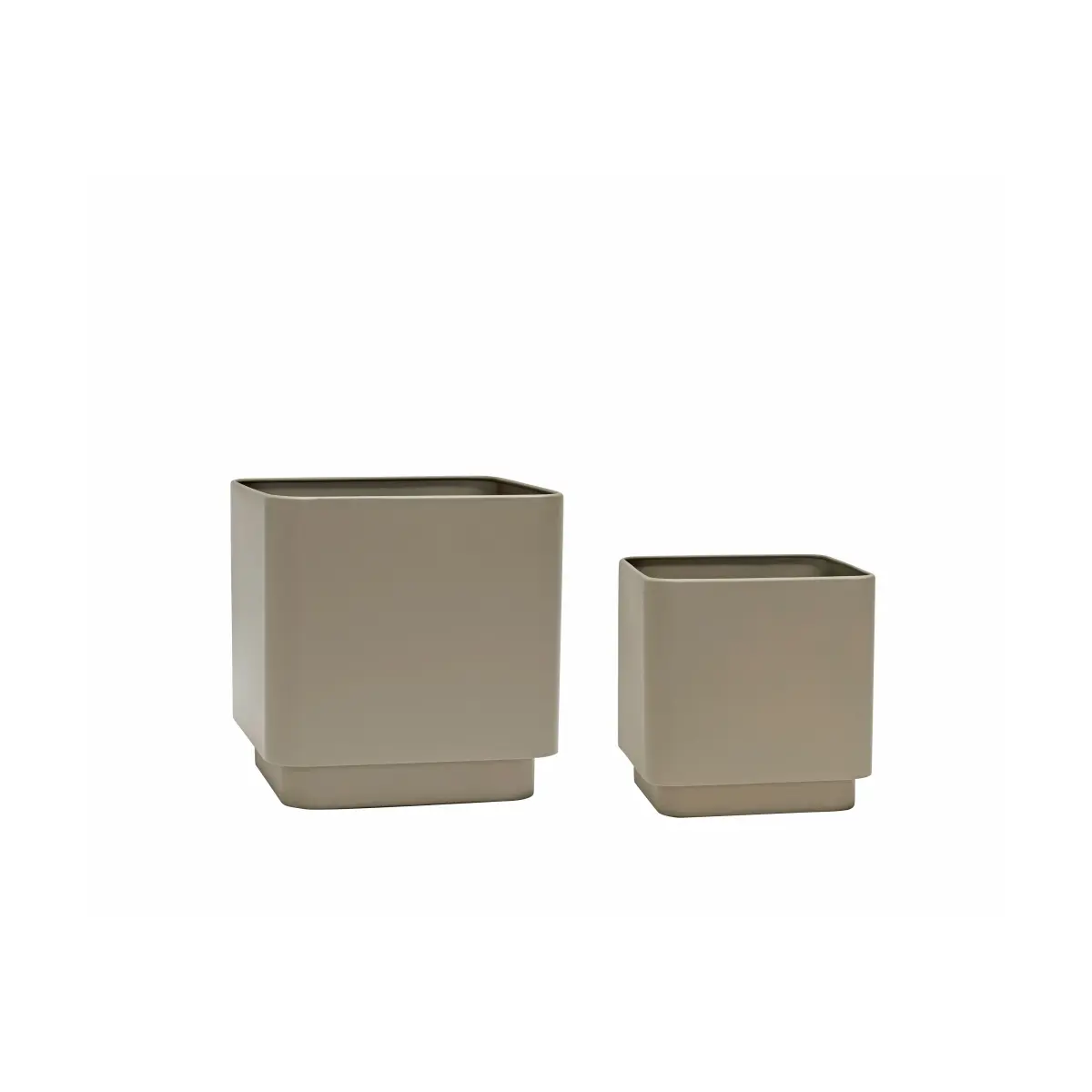 Cube krukkesett 2 deler, Brown