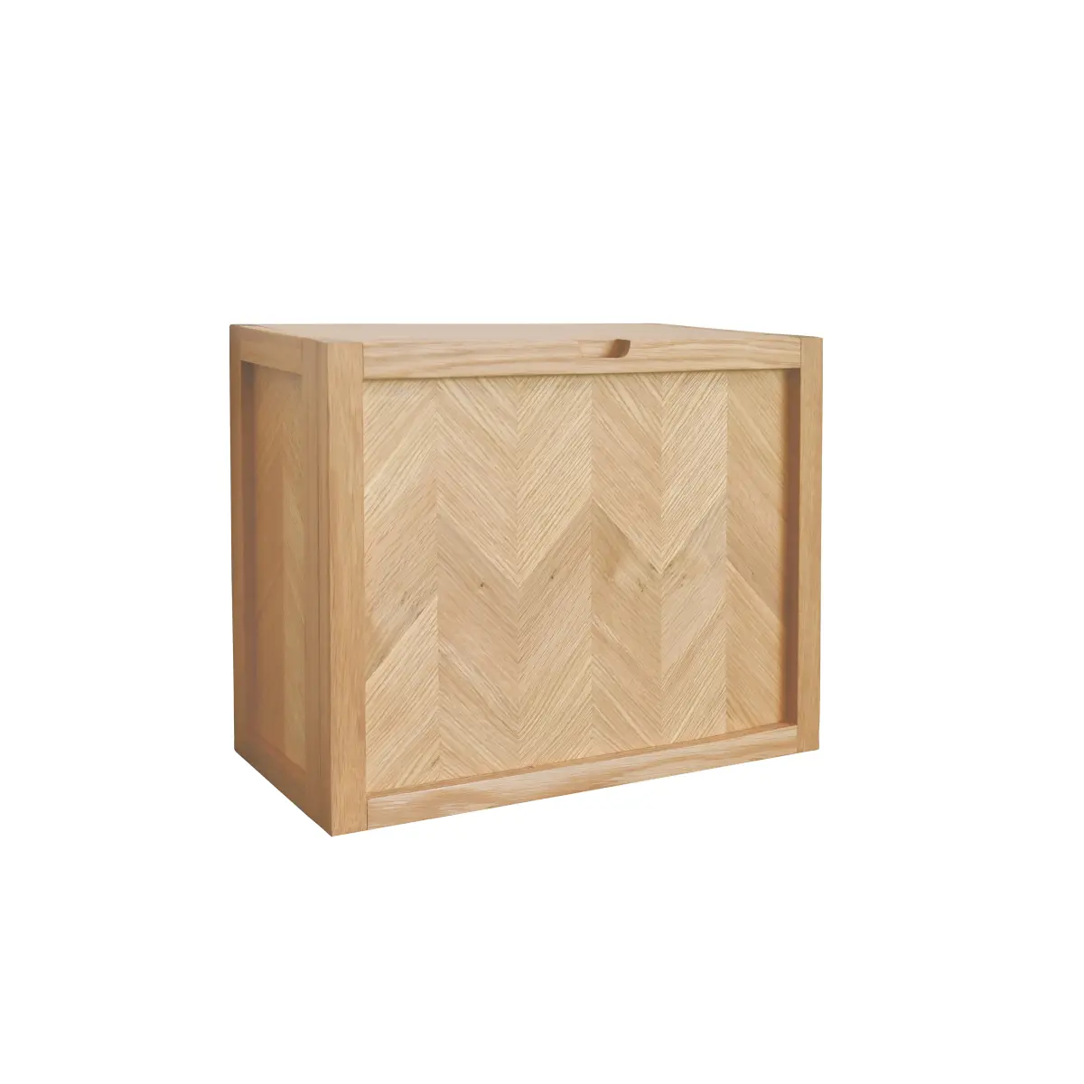 Herringbone skoskap, Eik