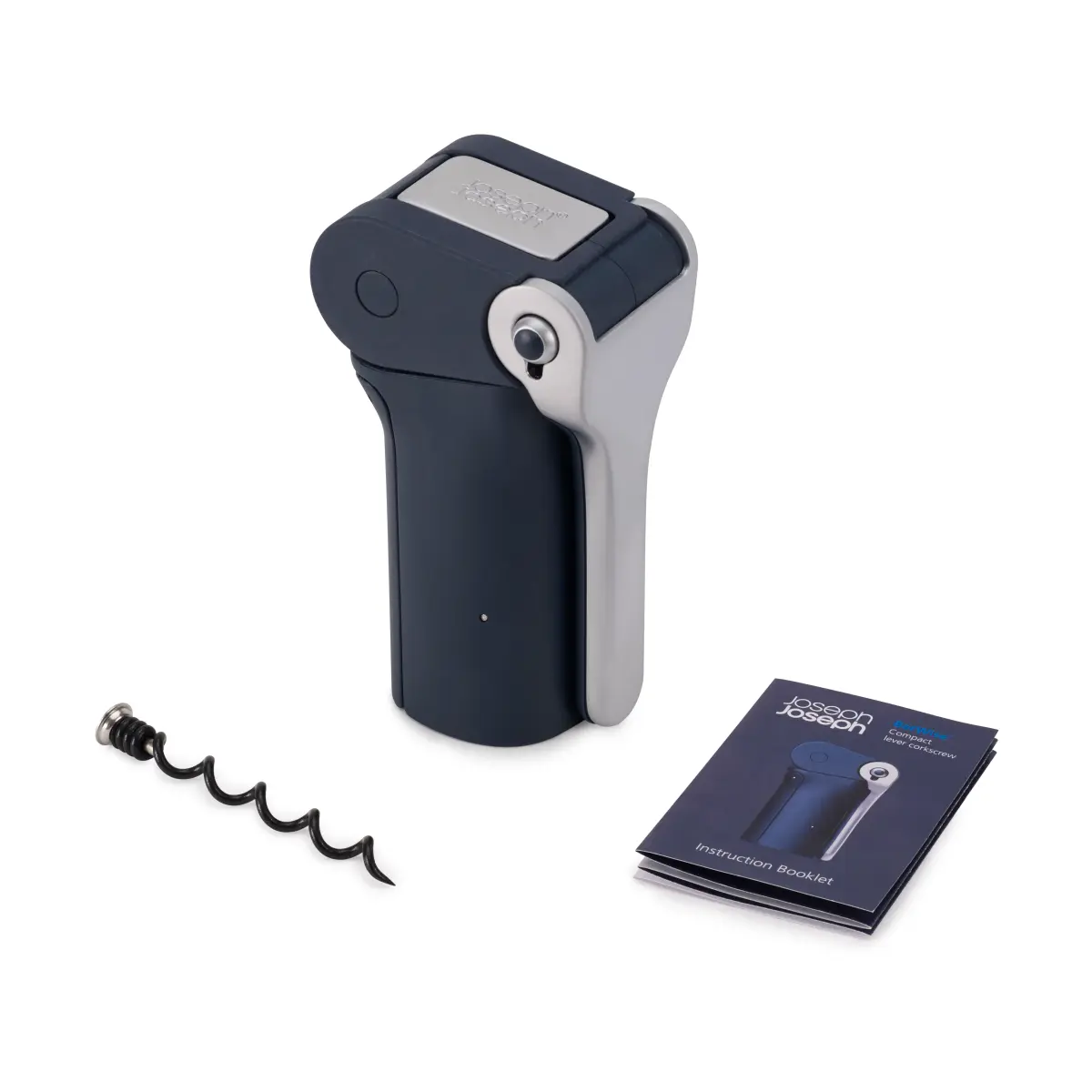 Barwise Compact Lever korketrekker 12,6 cm, Blå