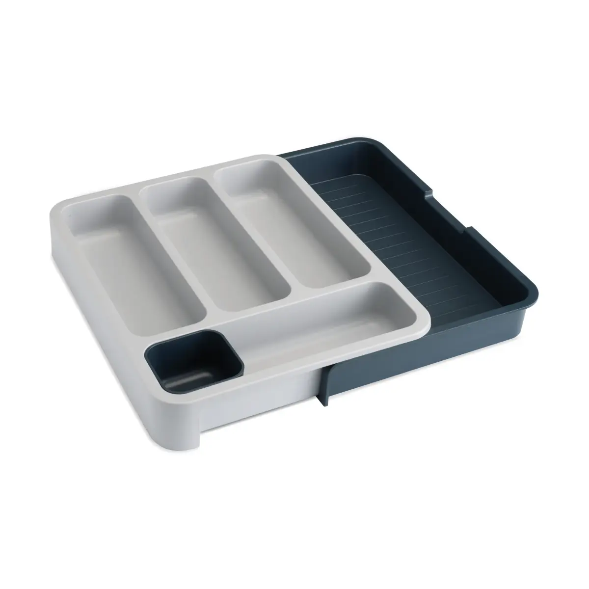 Drawerstore uttrekkbar bestikkskuff 27,8 cm, Grå
