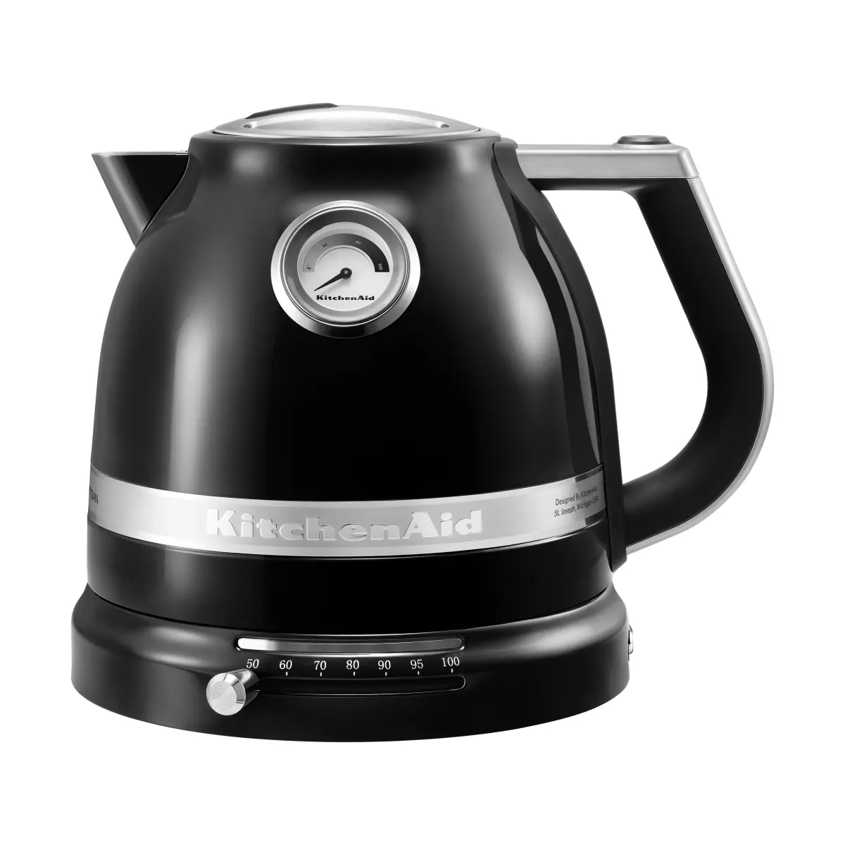 Artisan vannkoker med variabel temperatur 1,5 L, Onyx black