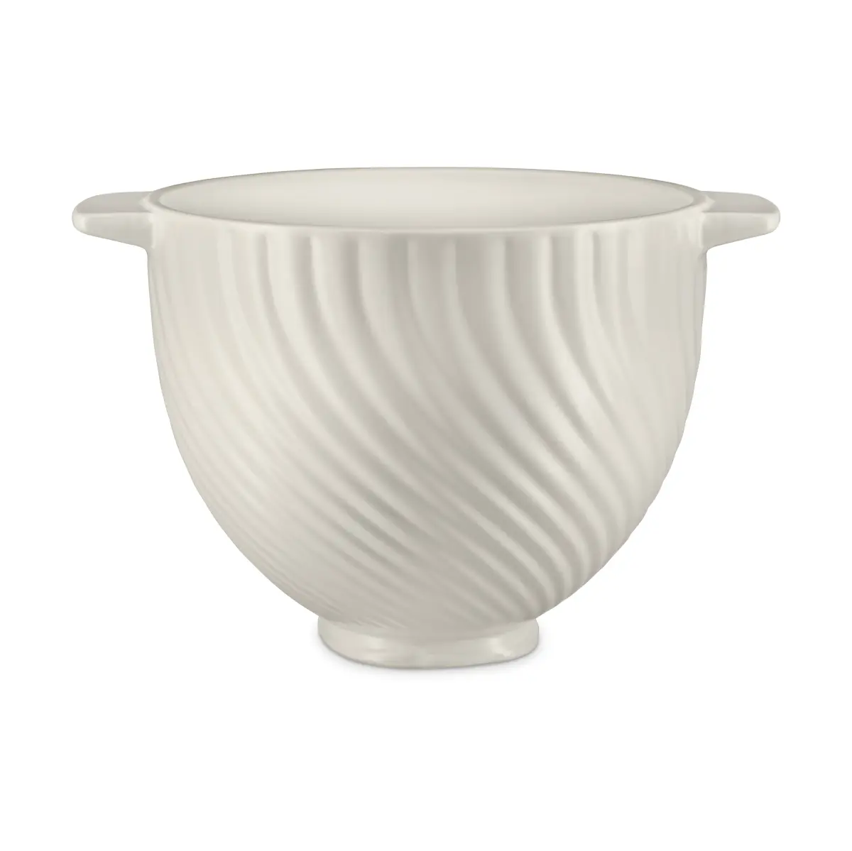 KitchenAid keramikkbolle dobbelt håndtak 4,7 L, Meringue
