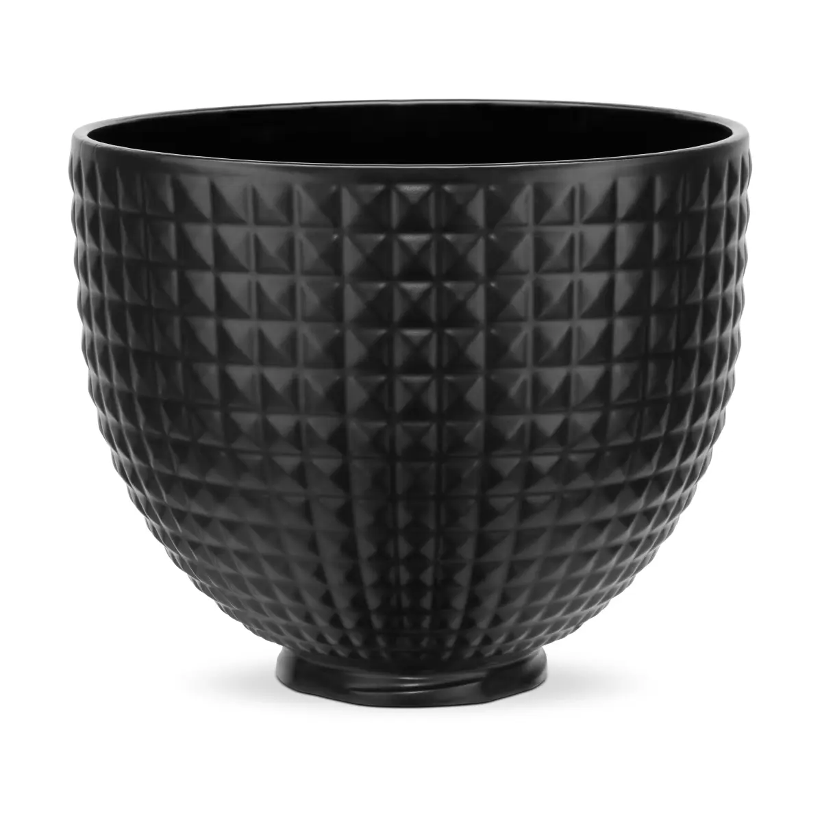 KitchenAid keramikkbolle uten håndtak 4,7 L, Black studded