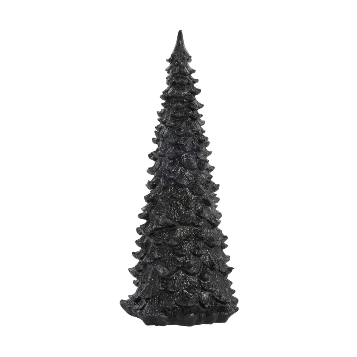 Semise dekorasjon tre 30 cm, Svart