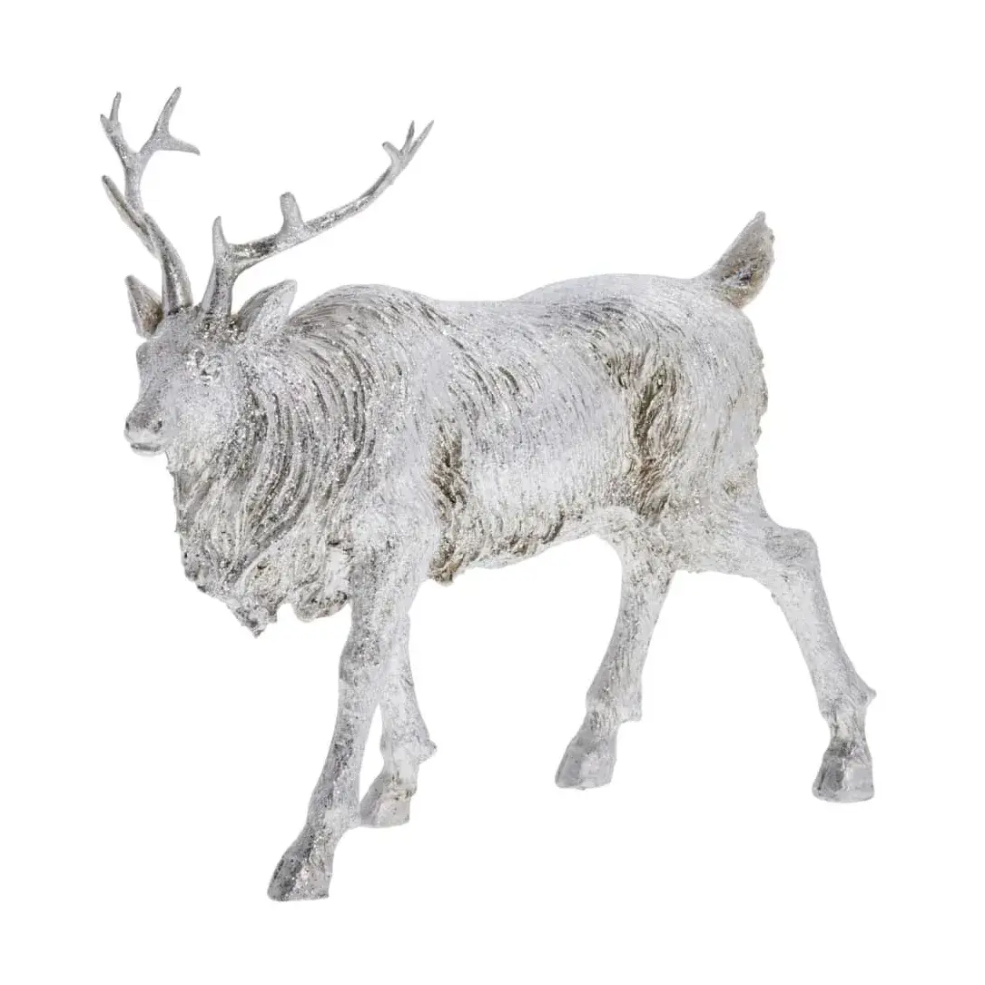 Sessia hjort 20 cm, Sølv
