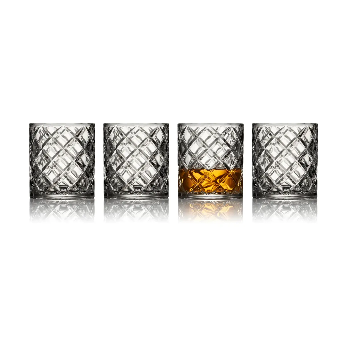 Sevilla whiskeyglass 30 cl 4-pack, Clear
