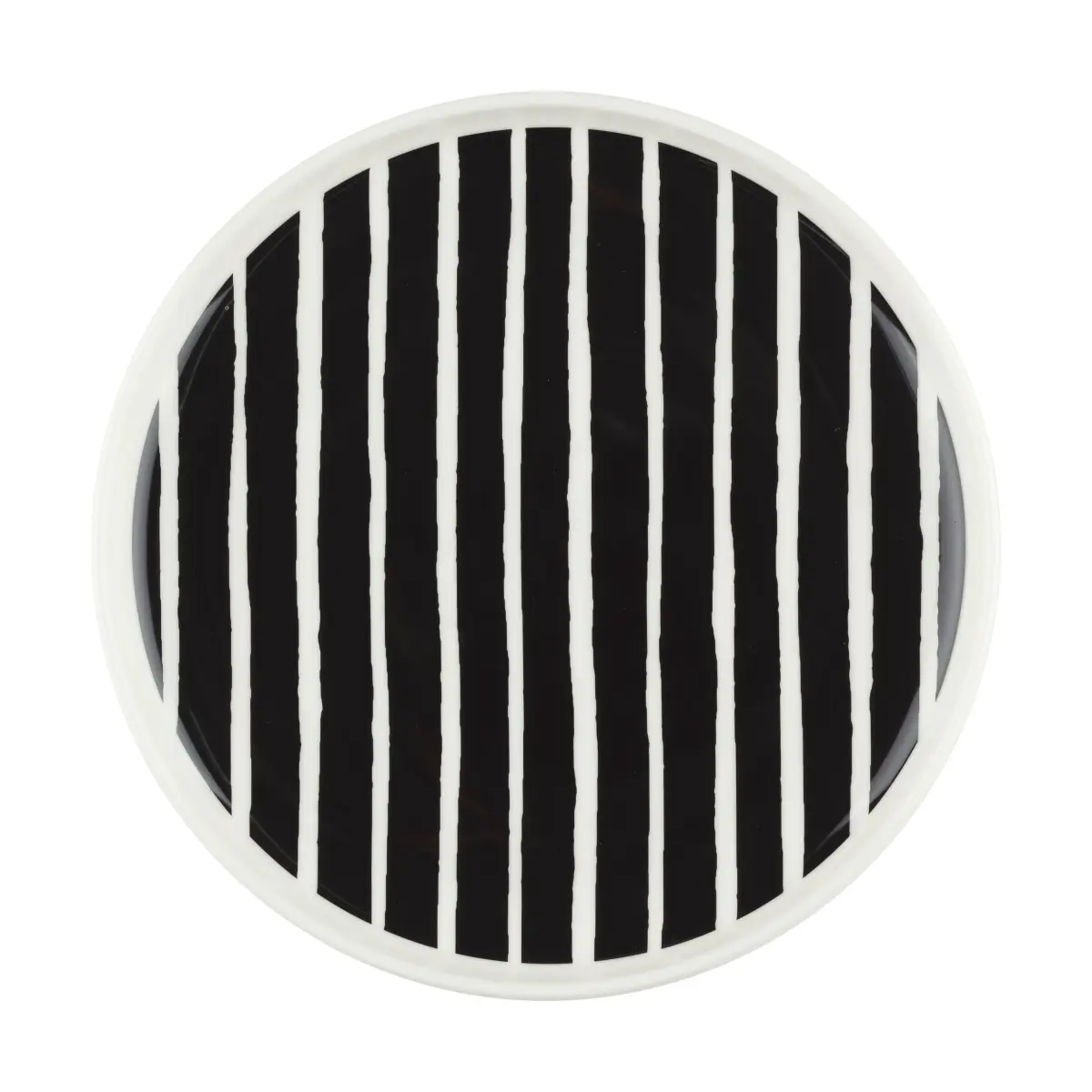 Oiva Piccolo tallerken Ø20 cm, White-black