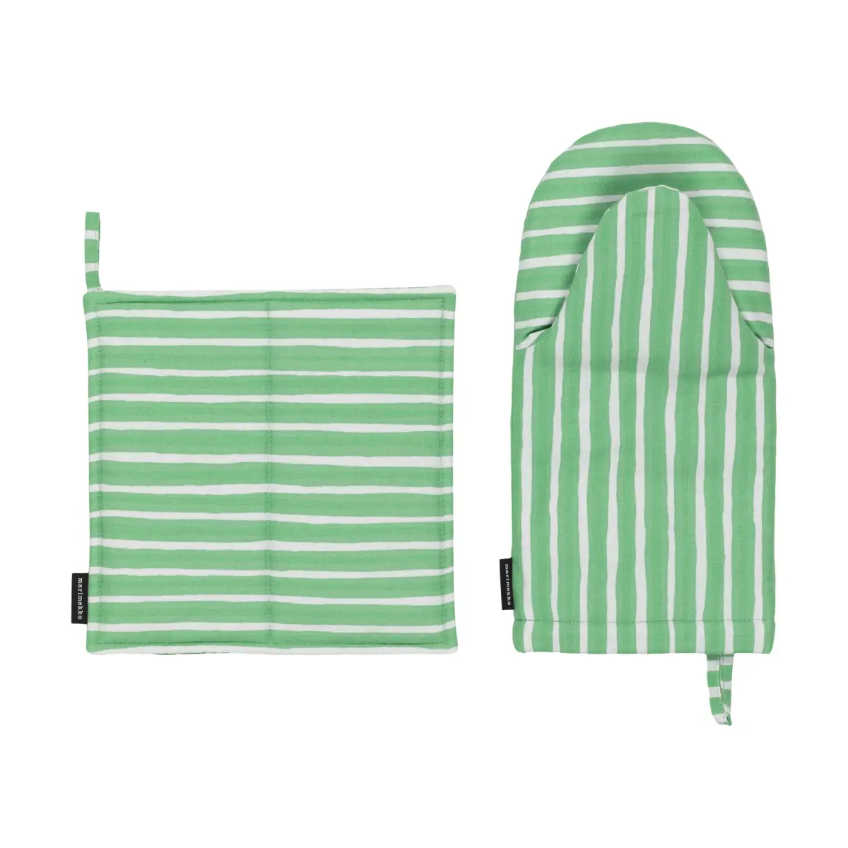 Piccolo gryteklut + grytevott 2 deler, Light grey-spring green