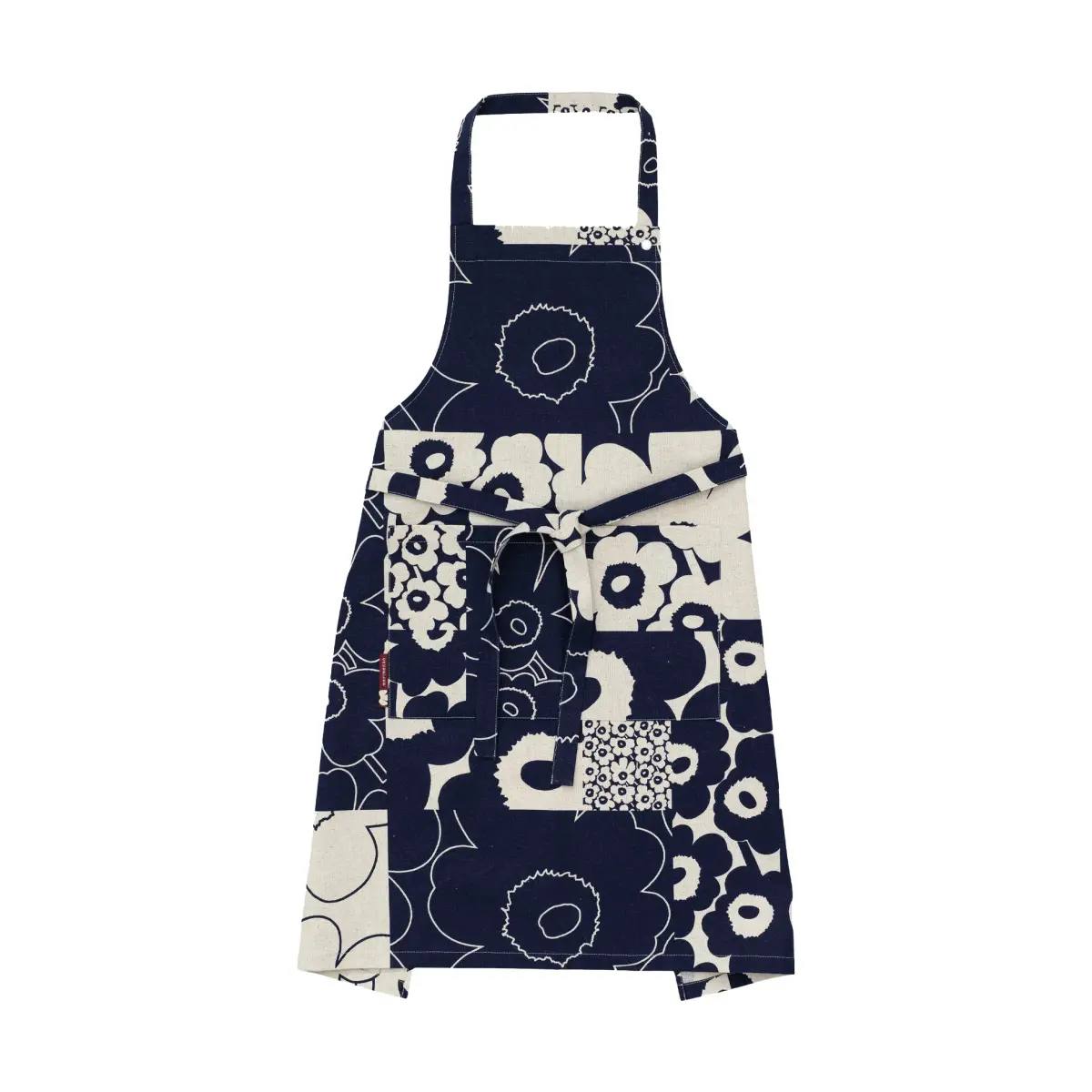 Unikko Kollaasi forkle, Lin-dark navy