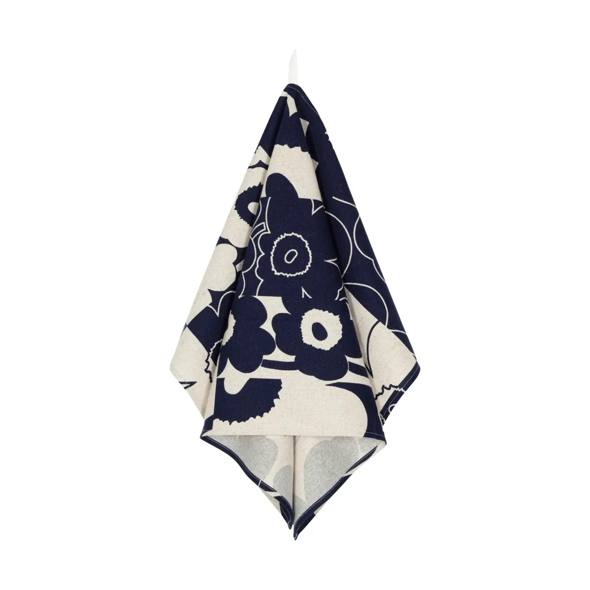 Unikko Kollaasi kjøkkenhåndkle, Lin-dark navy