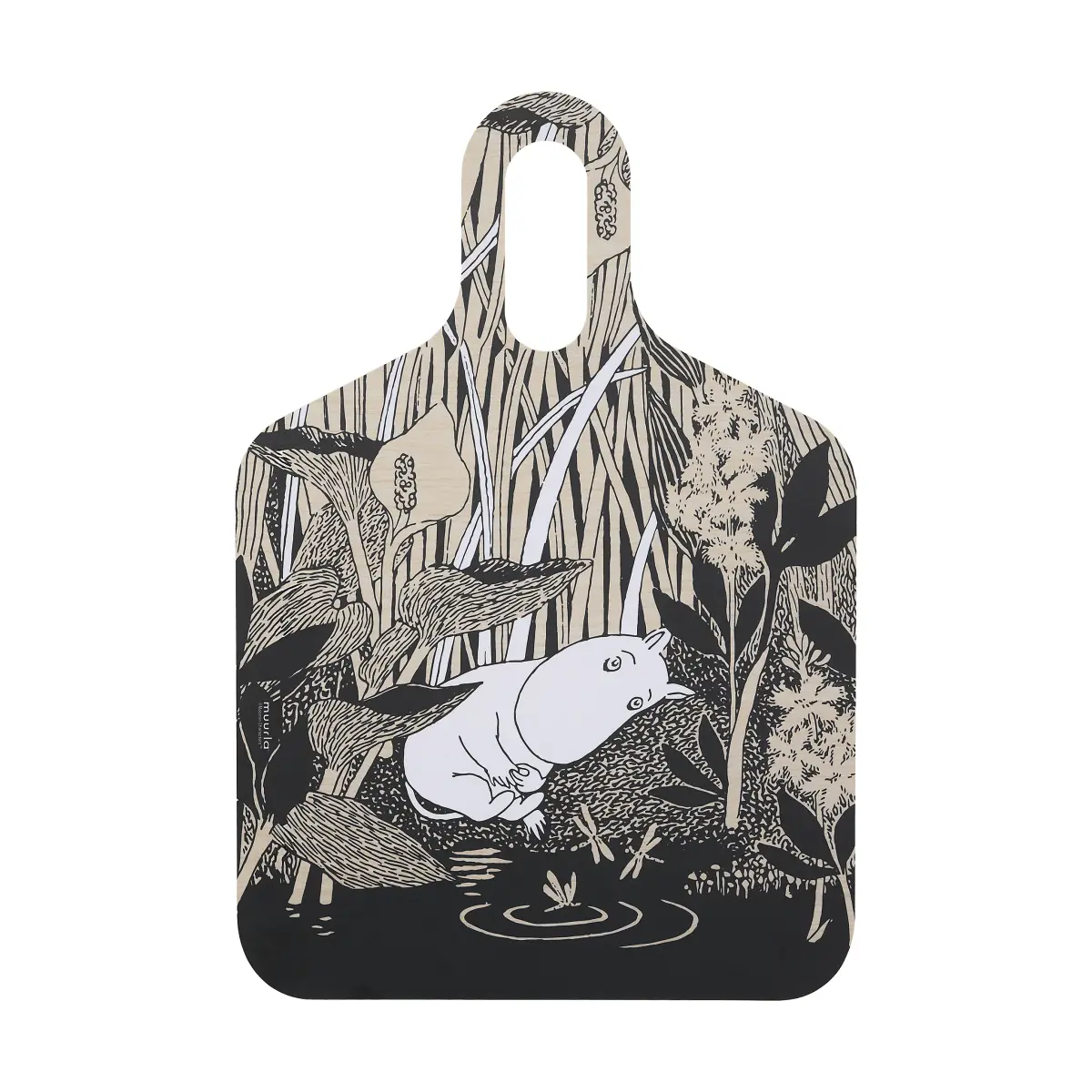 Moomin originals Chop & Serve 30x44 cm, The Pond
