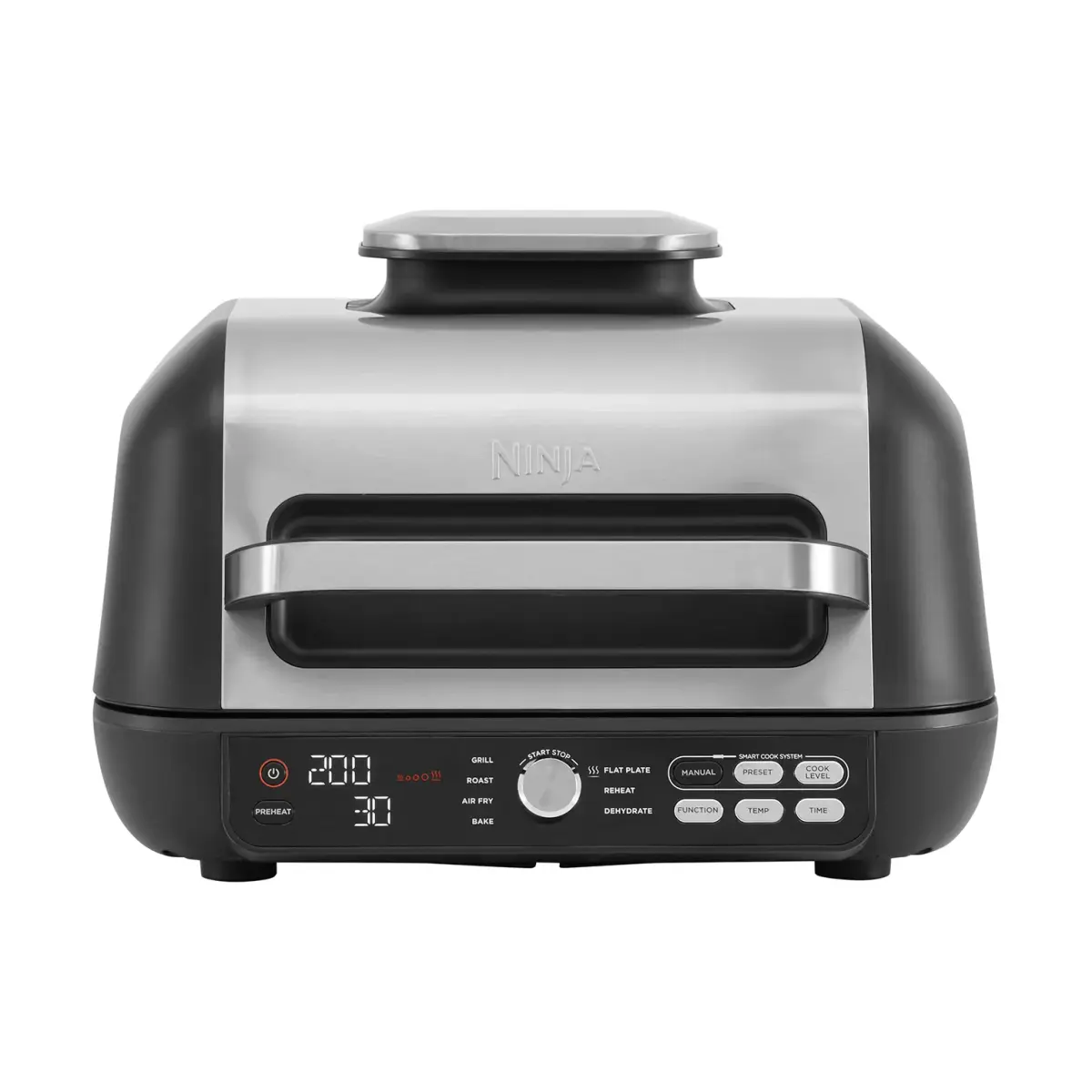 Ninja Foodi Pro AG651 elektrisk grill & air fryer 7-in-1, Svart