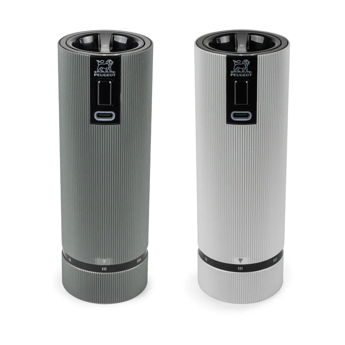 Line elektrisk kryddkvern 2-pack, Carbon-aluminium
