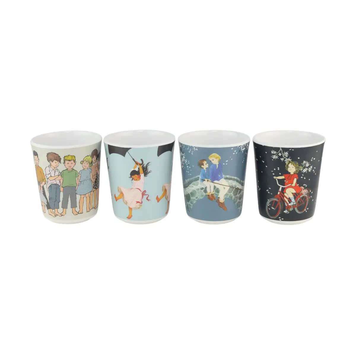 Astrid Lindgren samlekopper 15 cl 4-pk, Multi