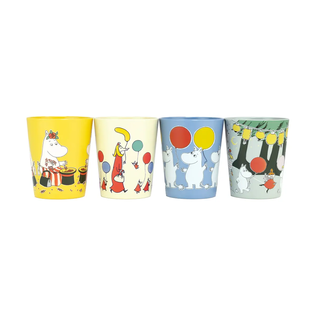 Mummi Festligheter samlekopper 15 cl 4-pk, Multi