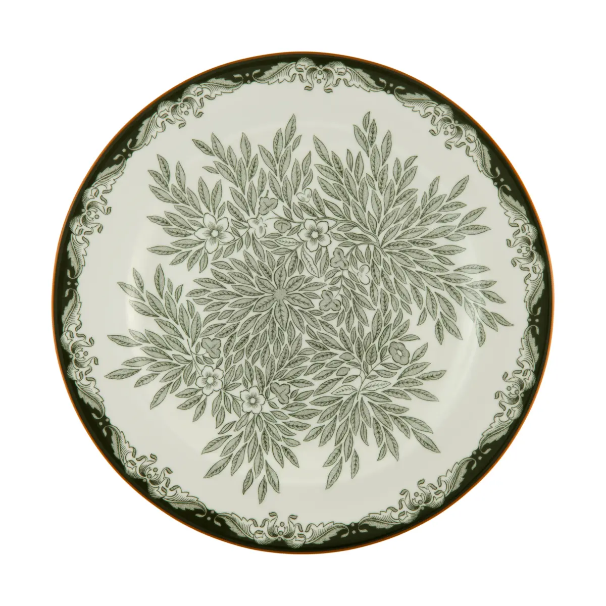 Ostindia Floris tallerken Ø27 cm, Grønn