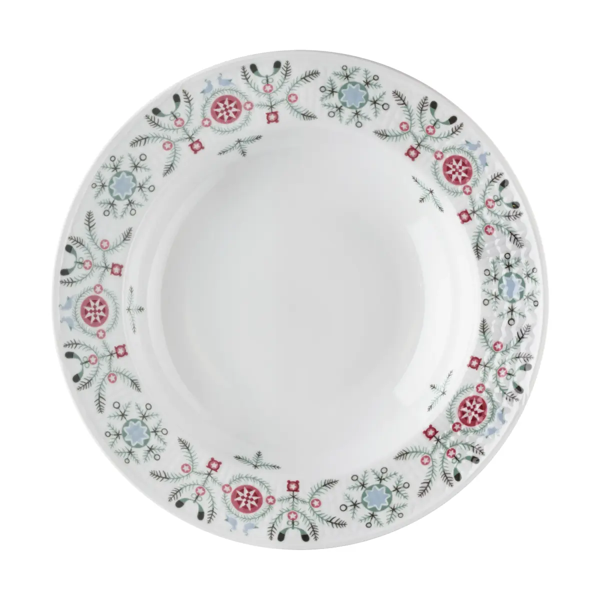 Swedish Grace Winter dyp tallerken Ø25 cm, Hvit