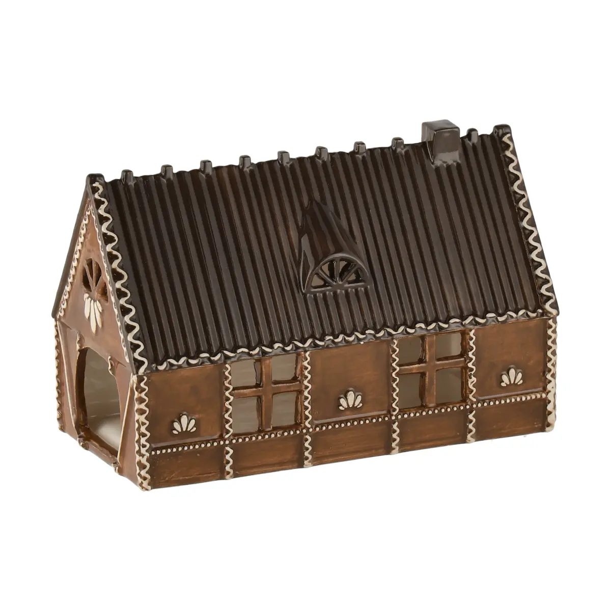 Ginger bread lysehus, 18 cm