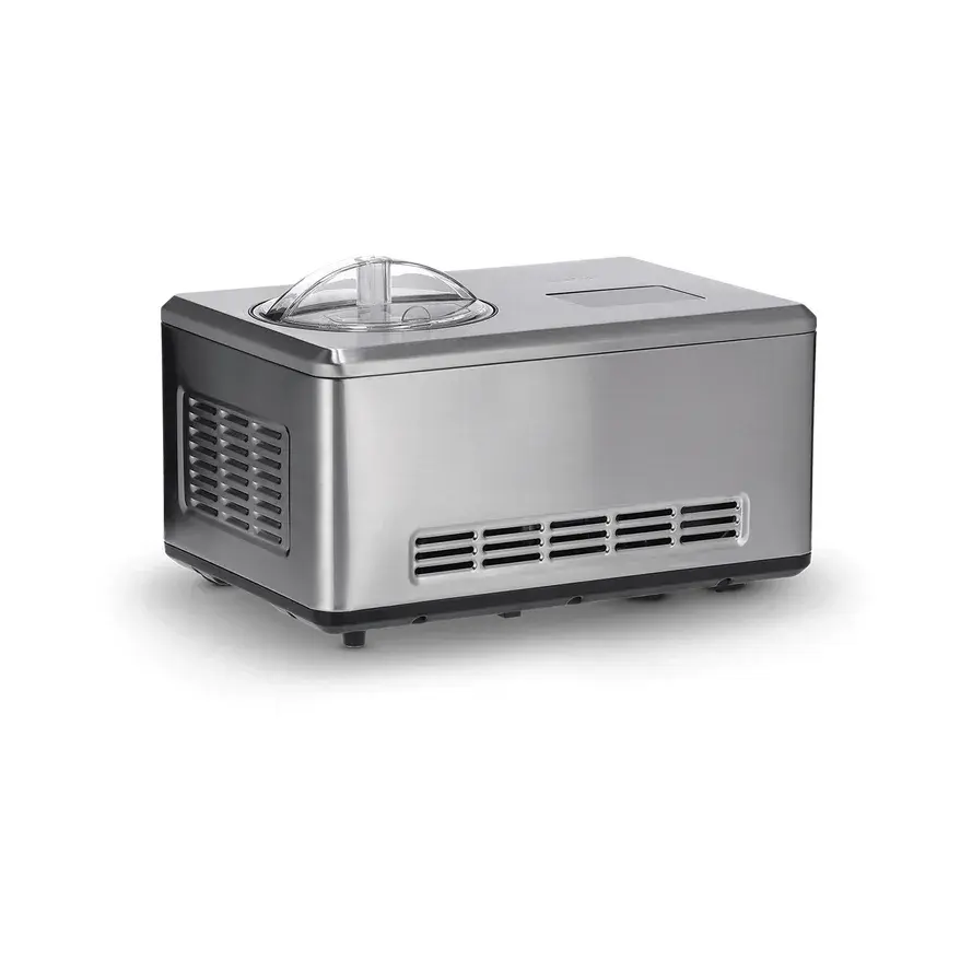 Severin EZ 7405 iskremmaskin med kompressor 2 L, Rustfritt stål