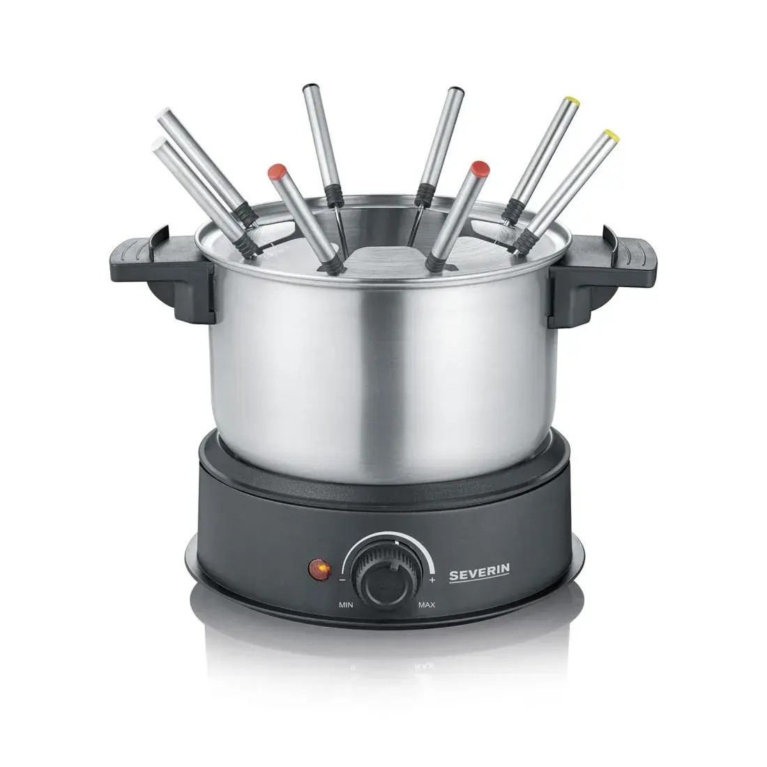 Severin FO 2470 fondue 8 gafler, Rustfritt stål