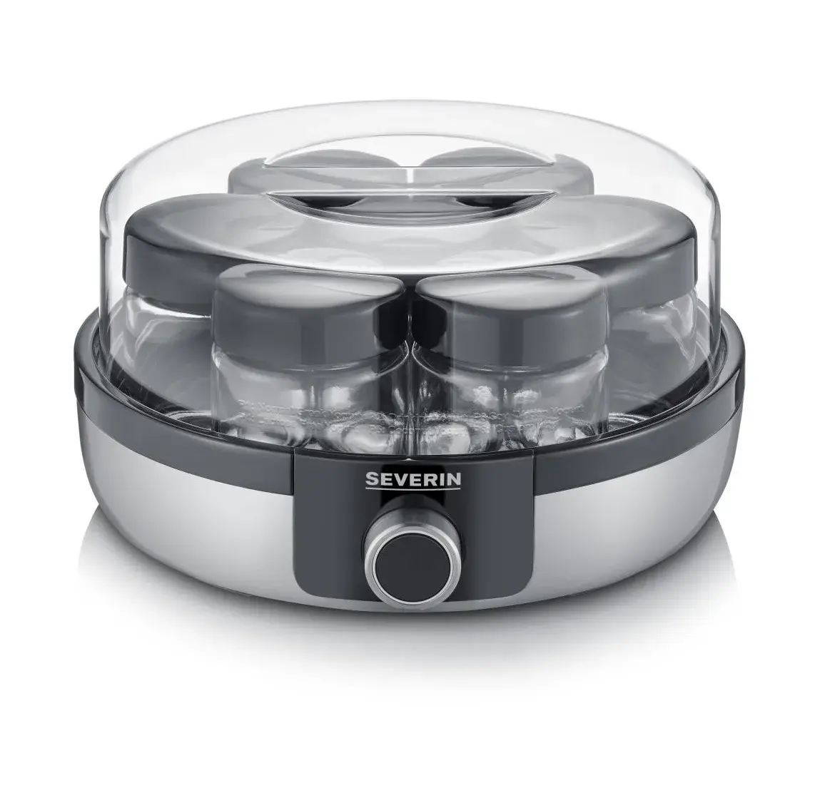 Severin JG 3521 yoghurt maker deluxe, Rustfritt stål