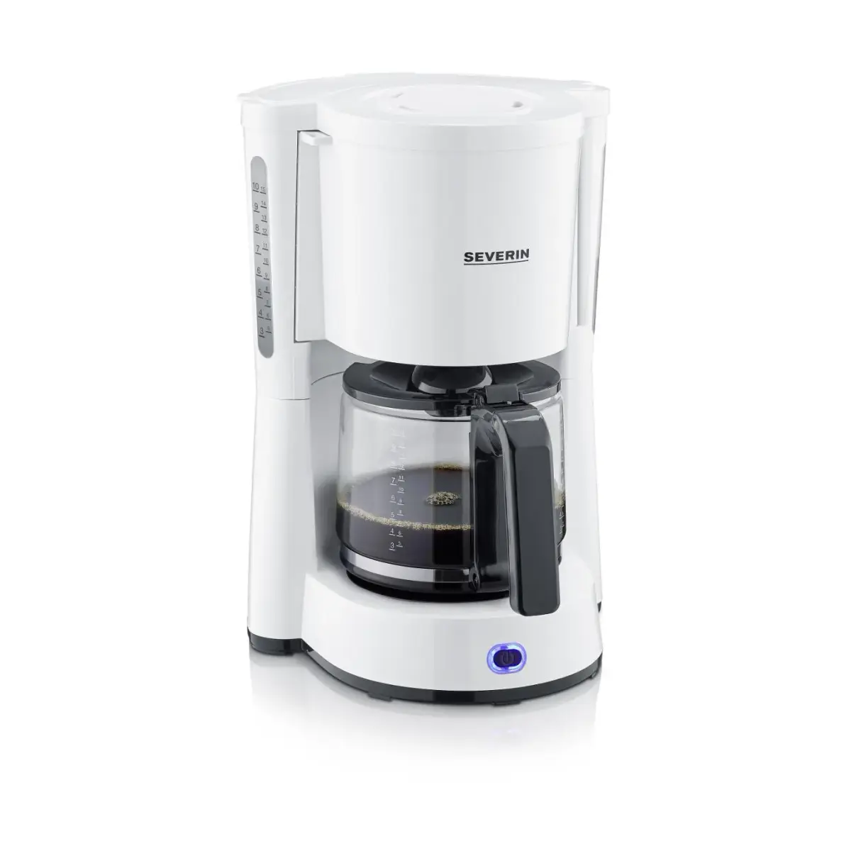 Severin KA 4816 Type kaffetrakter 10 kopper, Hvit