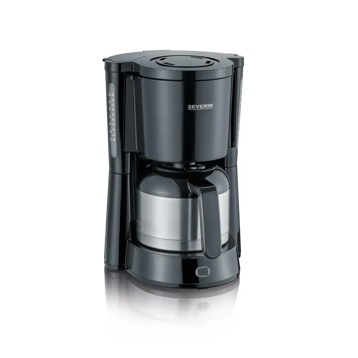 Severin KA 4835 Type termokanne kaffetrakter 8 kopper, Svart