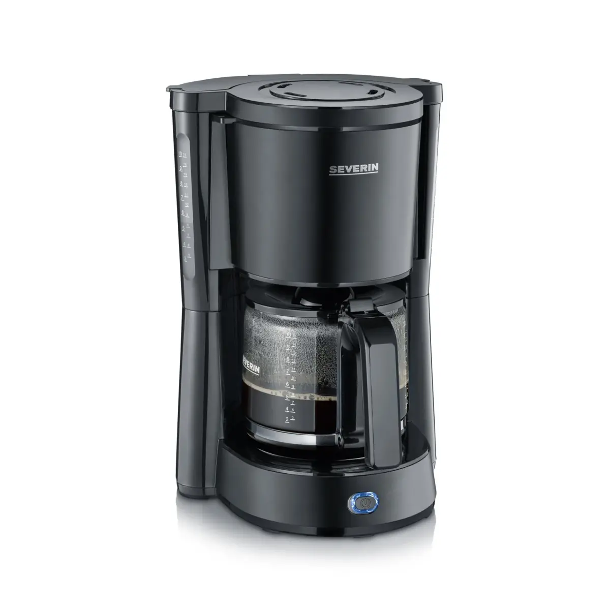 Severin KA 9554 Type kaffetrakter 10 kopper, Mattsvart