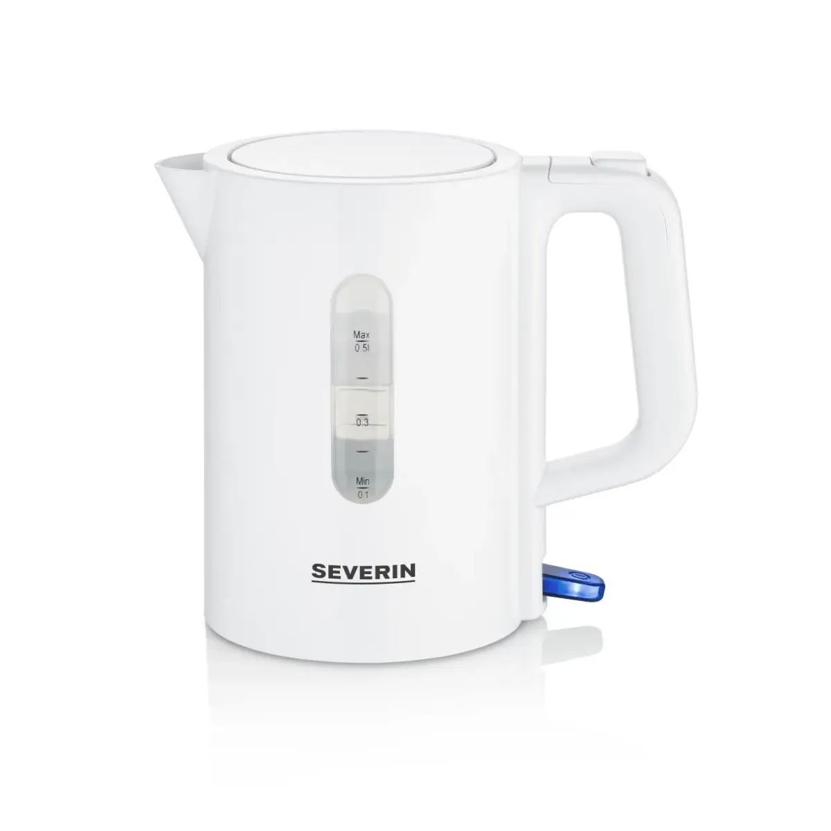 Severin WK 3462 reisevannkoker 0,5 L, Hvit