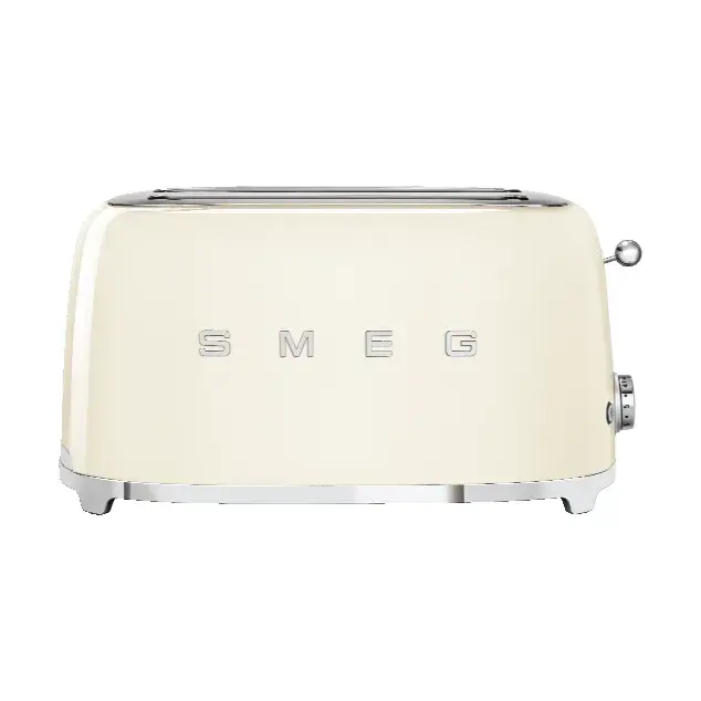 Smeg 50's Style brødrister 4x4 skiver, Créme hvit
