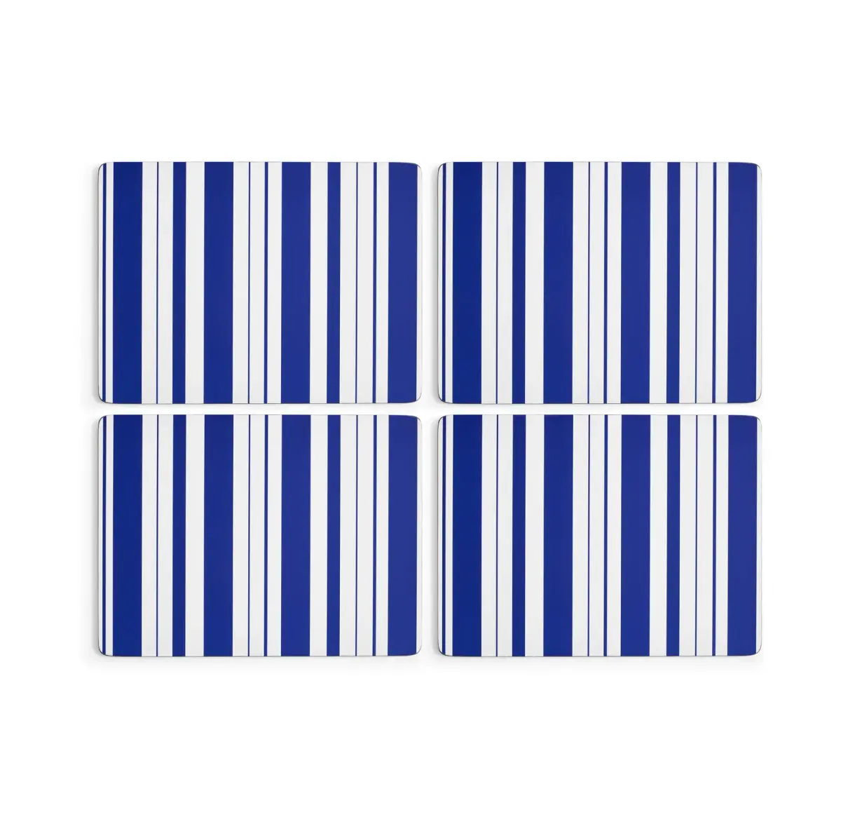 Steccato bordbrikker 30x40 cm 4-pack, Blå-hvit
