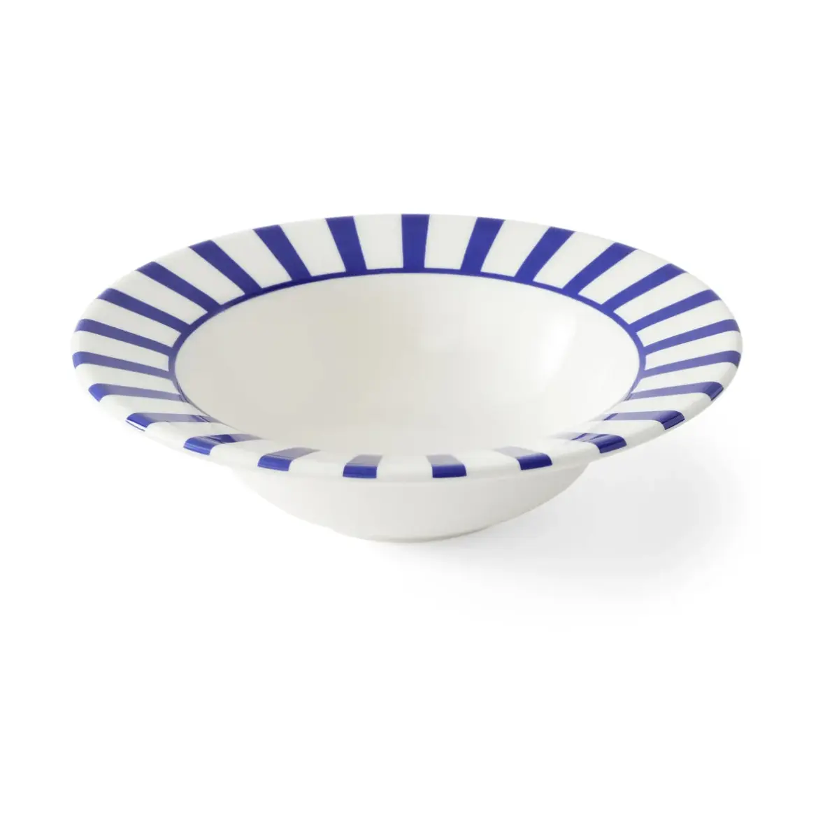 Steccato frokostskål Ø19 cm, Blå-hvit