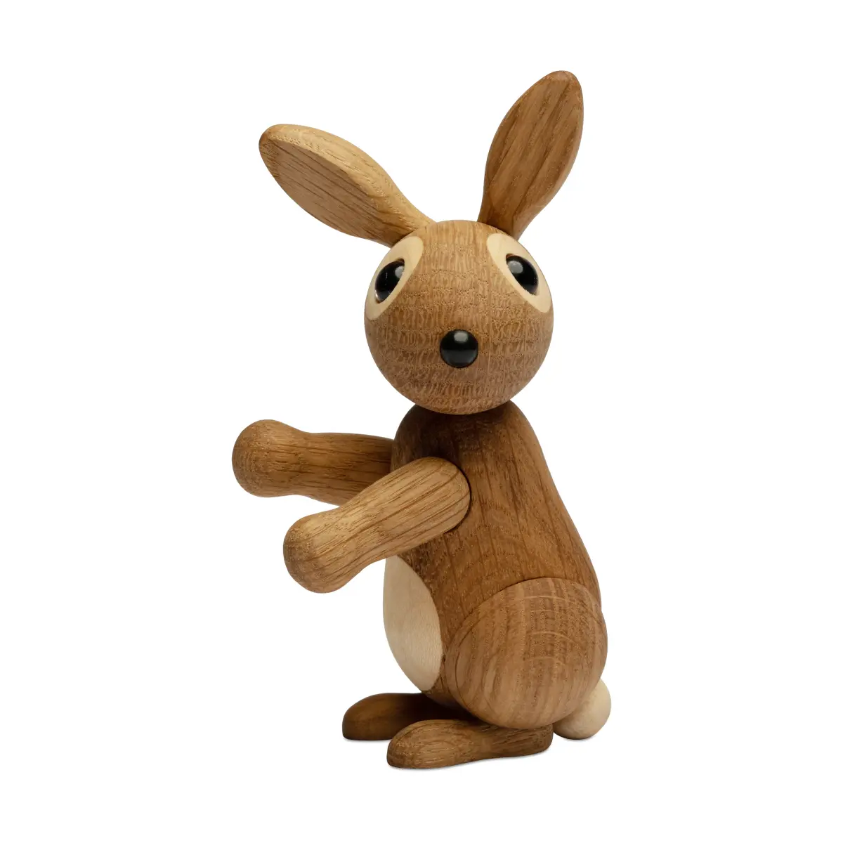 Bounce kanin dekorasjon 9,5 cm, Eik